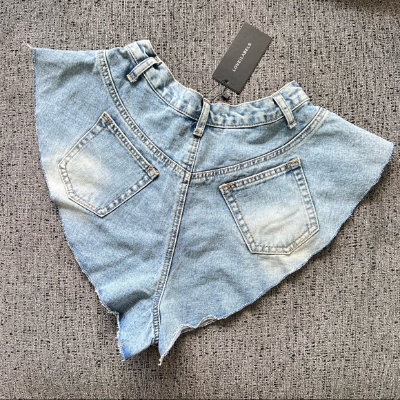 COPY - Denim flare shorts by Love|Labels size XS - Picture 4 of 6